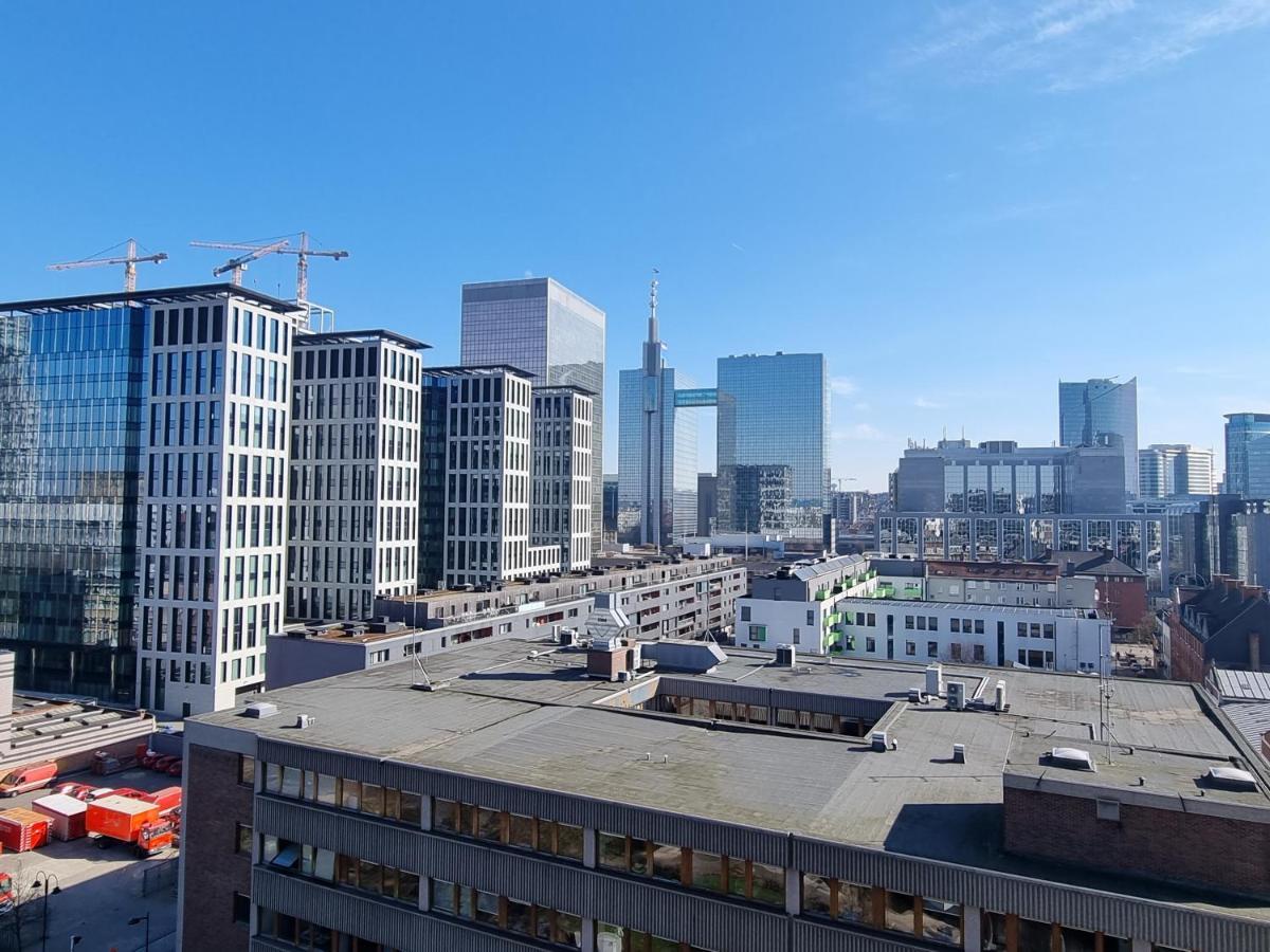 Panoramic View Studio Apartment Brussels Ngoại thất bức ảnh