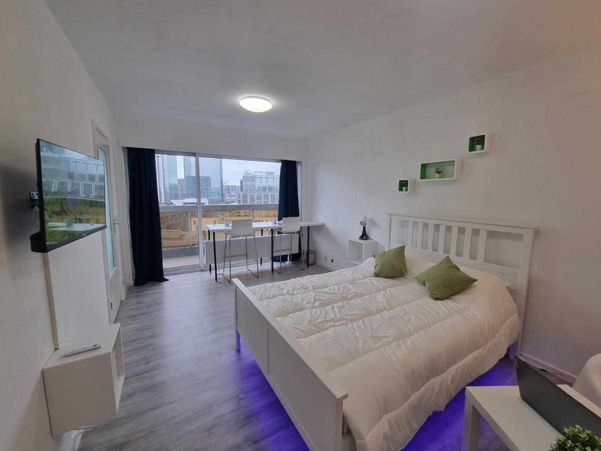 Panoramic View Studio Apartment Brussels Ngoại thất bức ảnh